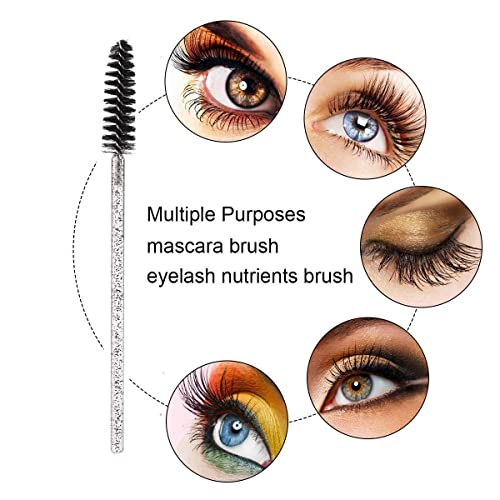 Disposable Mascara Wands 300Pcs | Eyelash Brushes Applicators for Lash Extensions & Brows