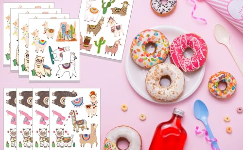 176 Llama Temporary Tattoos - Party Favors & Goodie Bag Stuffers