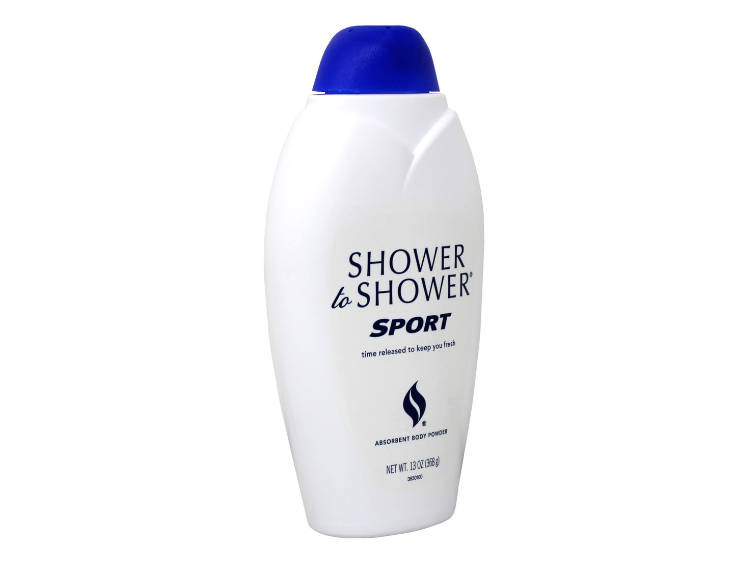 Shower to Shower Absorbent Body Powder, Sport, 13-Ounce Bottles (Pack of 2)