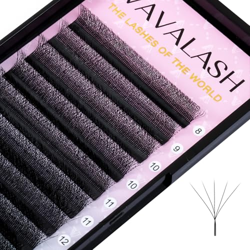 VAVALASH W-Shaped 5D Premade Lash Fans 0.07 D Curl Volume Extensions