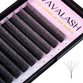 VAVALASH W-Shaped 5D Premade Lash Fans 0.07 D Curl Volume Extensions