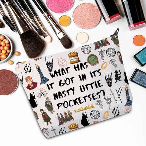 JNIAP Fantasy Movie Makeup Bag Fantasy Movie Gifts What Has It Got In Its Nasty Little Pockets Gifts Fantasy Movie Cosmetic Bag(WHAT HAS mb
