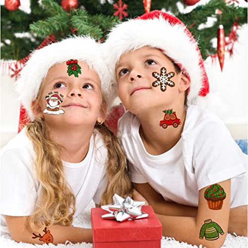 Christmas Temporary Tattoos for Kids, 148 PCS