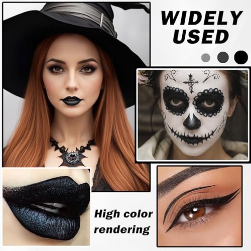 Black Liquid Lipstick & Liner Kit - Matte, Long-Lasting