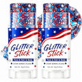4th of July Glitter Hair & Body Glitter for Face Makeup - Red, White & Blue