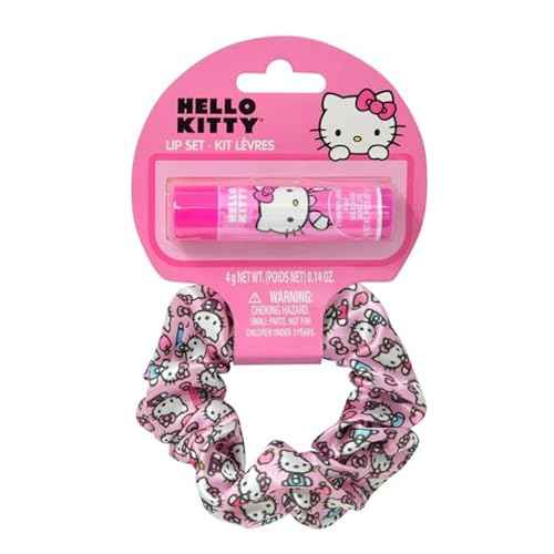 Townley Hello Kitty Scrunchie and Lip Balm Set