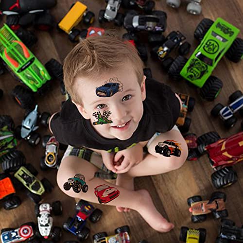 148 PCS Race Car Temporary Tattoos for Kids - Party Favors