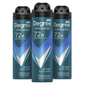 Men's Antiperspirant Deodorant Dry Spray - Cool Rush, 3 Pack, 72-Hour Protection