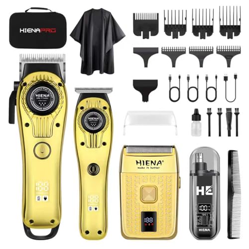 HIENA PRO Professional Hair Clipper Set with Beard Trimmer