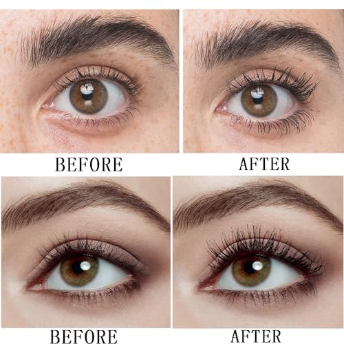Intense Volume Mascara, Suitable for Sensitive Eyes, Clump-Free, Flake-Free, Smudge-Proof, Black
