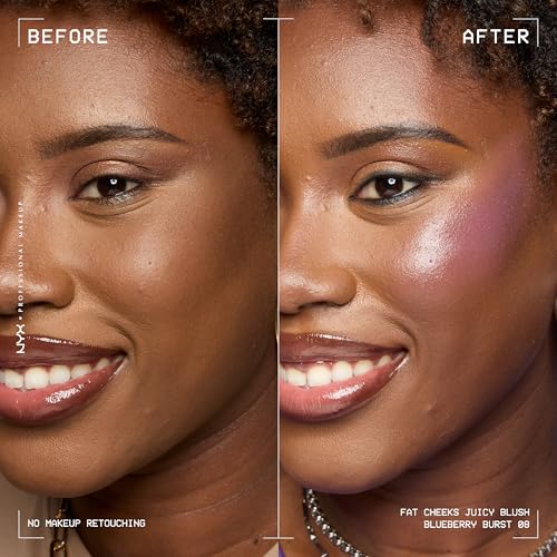 NYX Fat Cheeks Liquid Blush – Blueberry Burst