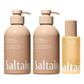 Saltair Body Oil and 2-Pack Body Wash Set ? Moisturizing Cleanser and After-Shower Skincare Duo ? Santal Bloom Scent