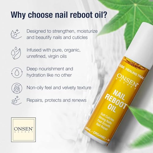 Onsen Nail Reboot Duo - Cuticle & Nail Treatment Set 25ml