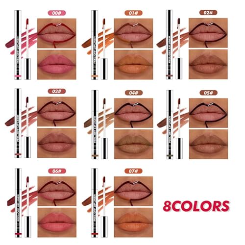 KXmzeG Matte Peel-Off Lip Stain & Lip Liner - Long Lasting Waterproof Lip Gloss