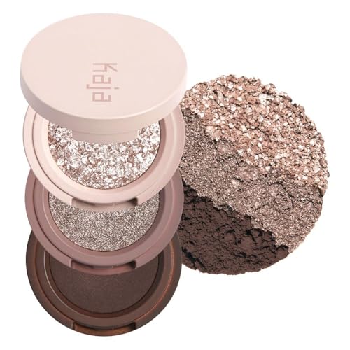 Kaja Beauty Bento Collection | Glitter + Shimmer + Matte | 21 Cold Brew Einsp?nner - Soft Ash Gray | 2019 Best of Beauty Award in Glitter