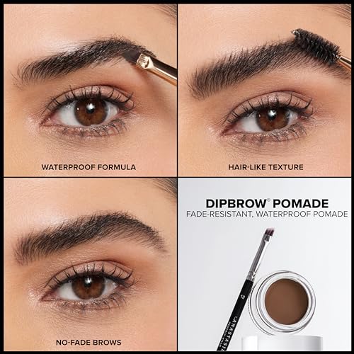 Anastasia Beverly Hills DIPBROW Pomade for Black Hair - Waterproof, Smudge-Proof Eyebrow Gel