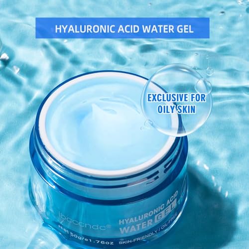 Hydro Boost Hyaluronic Acid Moisturizing Water Gel, Face Moisturizer For Oil Skin, Hyaluronic Acid Formula Combined With Water,Lightweight and 24 Hours Of Long-lasting Hydration-1.76Oz (Water Gel)
