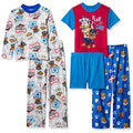 Nickelodeon Boys' Paw Patrol 5-piece Loose-fit Pajama Set, Soft & Cute for Kids