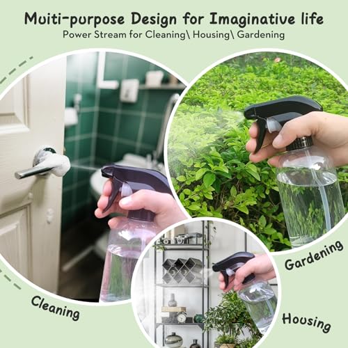 Bynccea 300ml Empty Spray Bottle - Adjustable Mist Nozzle