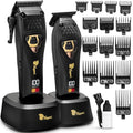 Fagaci Professional Hair Clippers & Trimmer Set - 12000 RPM, DLC Blades, Zero Gap