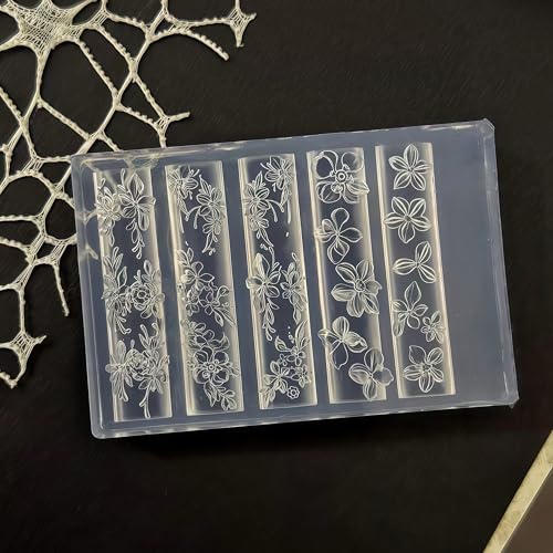 3D Flower Silicone Nail Mold for Nail Art & DIY Accessories