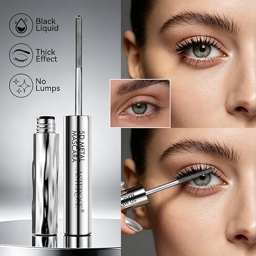 ASTEROSE 5D Waterproof Iron Wand Mascara - Curl & Length