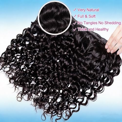 Isarella 20-Inch Deep Wave Human Hair Bundles - 100% Brazilian Virgin