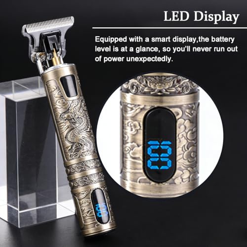 Hair Clippers for Men, Beard Trimmer for Mens, Cordless Electric Hair Trimmer, Rechargeable Beard Trimmer Shaver, Professional Electric Hair Clipper Set for Family,Gifts for Men