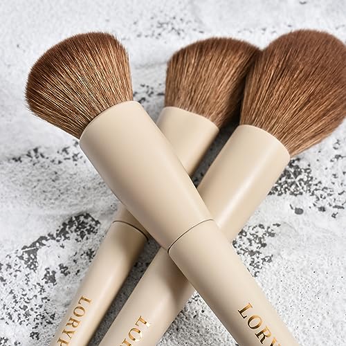 LORYP 18-Piece Makeup Brush Set with Face & Eye Brushes
