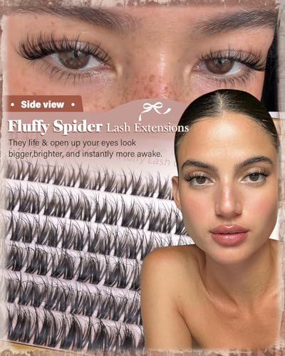 Wispy Lash Clusters Kit - 10-16mm D Curl Eyelash Extensions