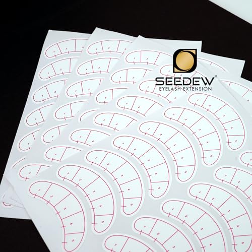 420 Pieces Lash Mapping Stickers, Lash Extensions Five-Point Positioning Stickers, Lash Extension Supplies, Eye Patch/Pads Lash Mapping Practice for Beginner/Tech Lash Artists (Simple Packaging)