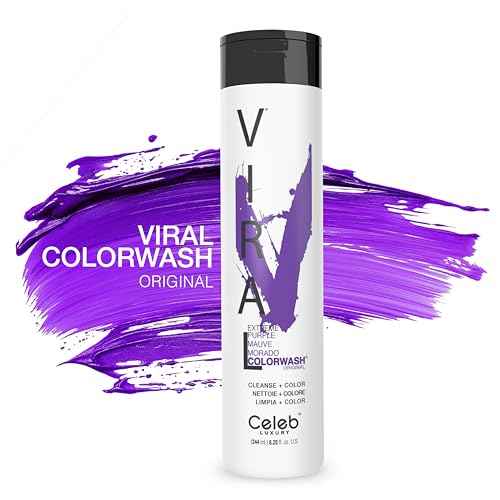 Celeb Luxury Colorwash Color Depositing Shampoo - Color Refresher, Vegan Hair Dye, Bondfix Bond Rebuilder, Viral and Gem Lites