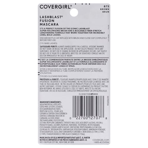 Covergirl Lash Blast Fusion, Brown (Pack of 2)