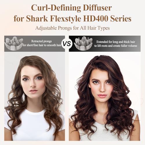 Shark FlexStyle Curl Diffuser Attachment - Adjustable Prongs