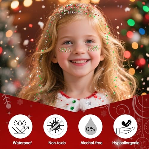 Sparkle Body Glitter Face Makeup - Easy Apply Festival Party