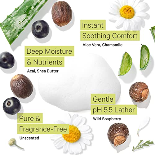 Tree to Tub Hydrating Face Moisturizer for Dry and Sensitive Skin & Sensitive Skin Face Wash for Dry Skin - Moisturizing Gentle Face Cleanser and Face Moisturizer for Women & Men