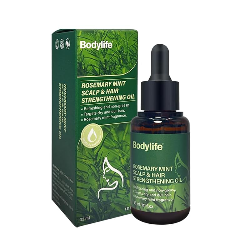 Rosemary Mint Hair Strengthening Oil for All Hair Types - 1.11oz