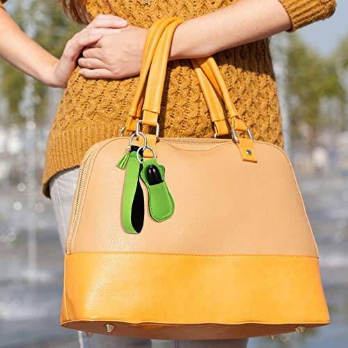 30-Piece Lipstick Holder Keychain Set with Wristlet & Tassel
