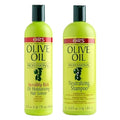 ORS Olive Oil Professional Incredibly Rich Oil Moisturizing Hair Lotion - Professional Neutralizing Shampoo - Bundle