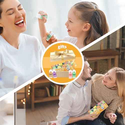 Mini Lip Balm 25 Pack, Natural Lip Balms with Vitamin E and Coconut Oil. Moisturizes for Dry Lips, Perfect for Christmas Gifts, Party Favors, Gift Bags and Small Gifts-13 Flavors