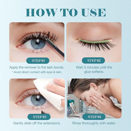 Lash Remover Cream for Extensions - Fast 3-Min Removal