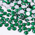 Dark Green Flatback Rhinestones - SS12 3mm Glass Gems for Crafts (3000 Pcs)