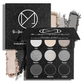 Smokey Eyeshadow Palette - 9 Colors Matte & Shimmer