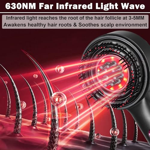 Electric Scalp Massager with Hair Oil Applicator & IPX7 Waterproof