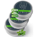 The Ilex Wood - Lip Balm Pack of 3 - Lemon Balm and Peppermint - All natural, coldsore prevention, cruelty free, plastic free, moisturising lip balm, handcrafted - 3 x 10ml (3 x 0.34 fl oz)