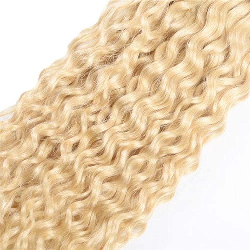 28 Inch Blonde 613 Kinky Curly Human Hair Bundles