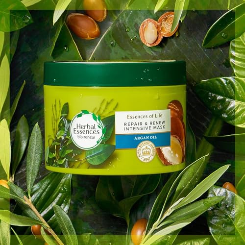 Herbal Essences Repair & Renew Intensive Hair Mask, Argan Oil, Vegan Formula, 450 ml