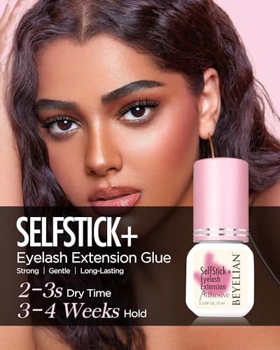 BEYELIAN Lash Cluster Glue - 3-4 Week Hold, Waterproof & Safe