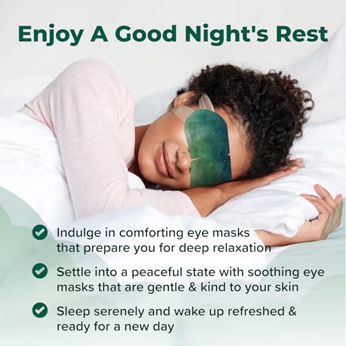 Heated Eye Mask for Dry Eyes - 16 Pack Self-Heating Steam
