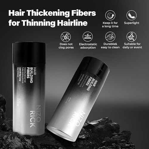 Hair Thickening Fibers Dark Brown - Instant Hair Fullness